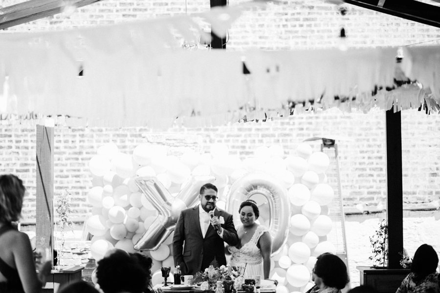 Colorful & Eclectic Surprise Chicago Brunch Wedding via TheELD.com