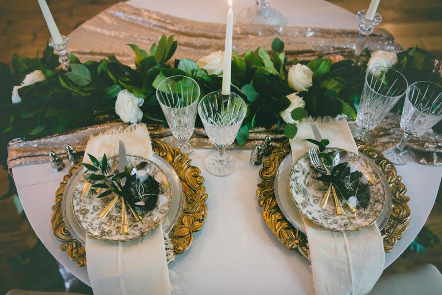 Green & White Modern Ethereal Wedding Ideas via TheELD.com