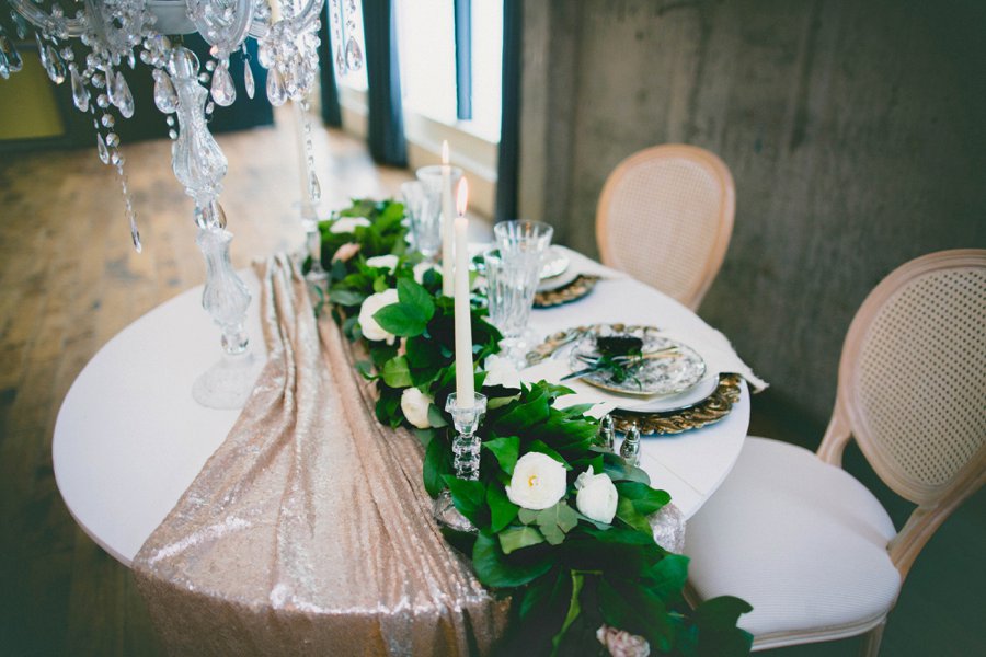 Green & White Modern Ethereal Wedding Ideas via TheELD.com