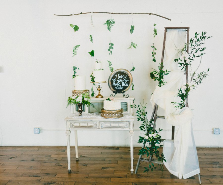 Green & White Modern Ethereal Wedding Ideas via TheELD.com