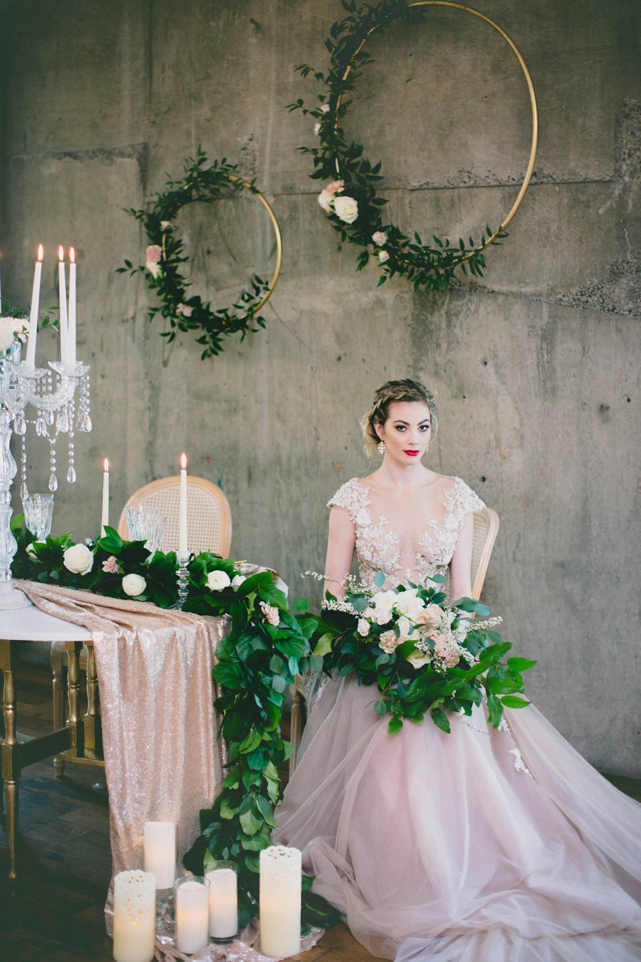 Green & White Modern Ethereal Wedding Ideas via TheELD.com