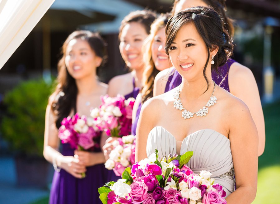 A Modern & Elegant Purple California Wedding via TheELD.com