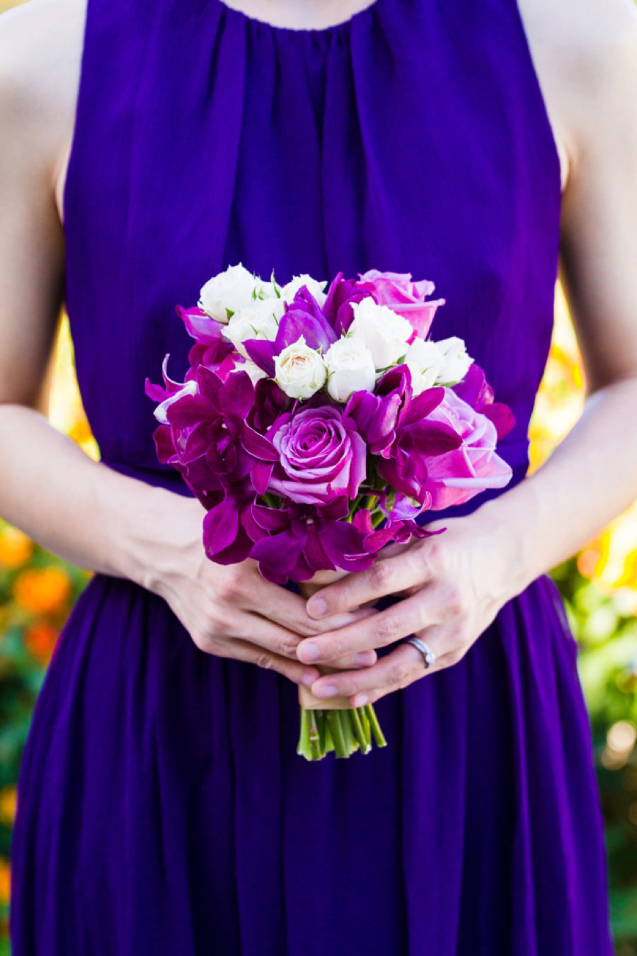 A Modern & Elegant Purple California Wedding via TheELD.com