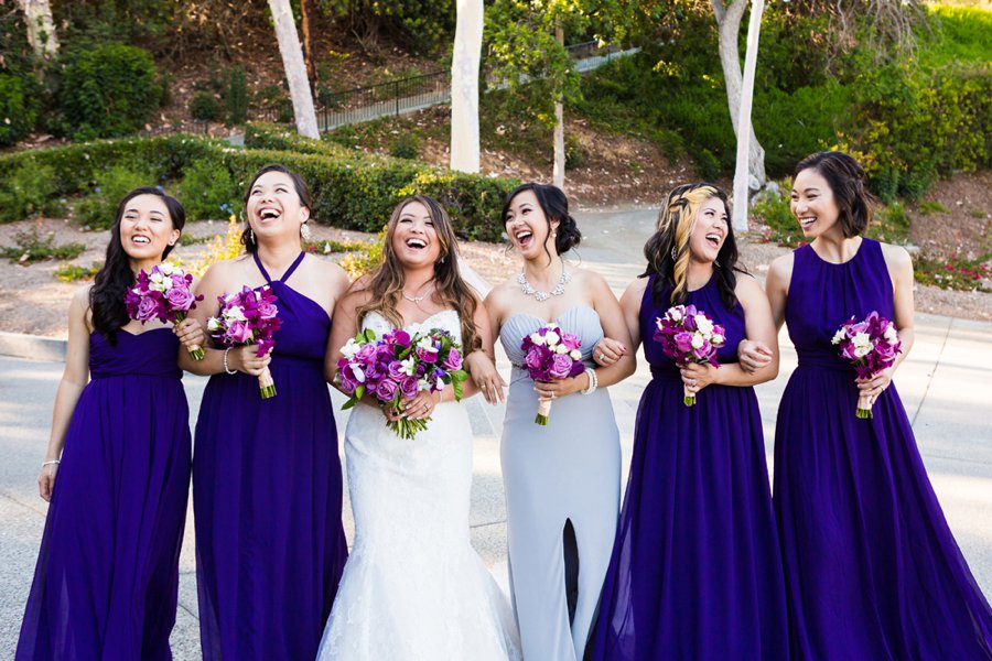 A Modern & Elegant Purple California Wedding via TheELD.com