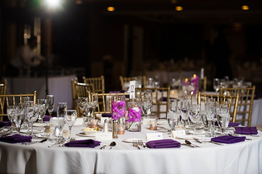 A Modern & Elegant Purple California Wedding via TheELD.com