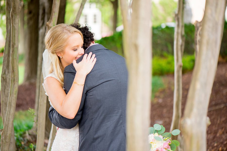 Teal & Peach Rustic Bee Inspired North Carolina Wedding via TheELD.com