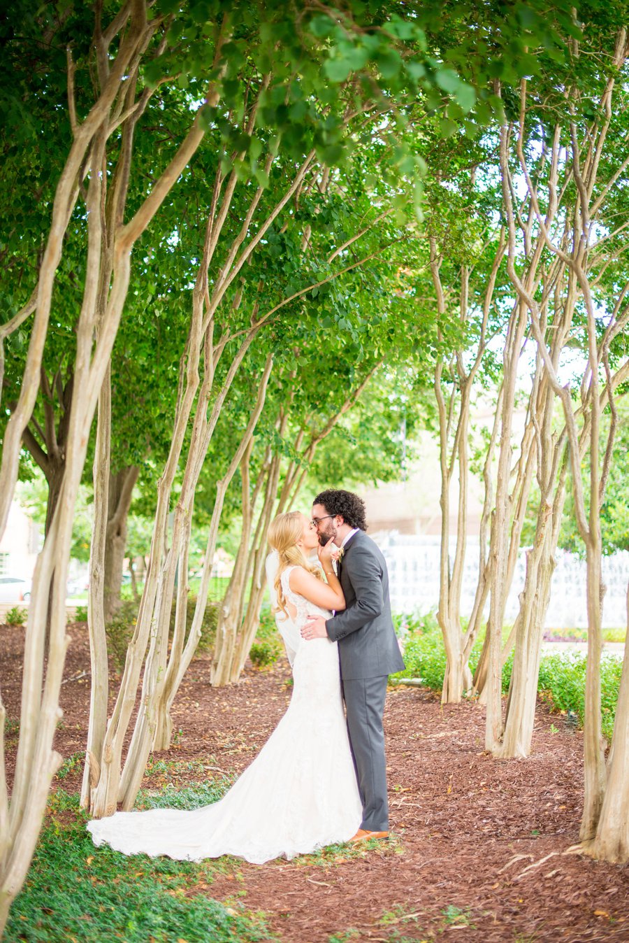 Teal & Peach Rustic Bee Inspired North Carolina Wedding via TheELD.com