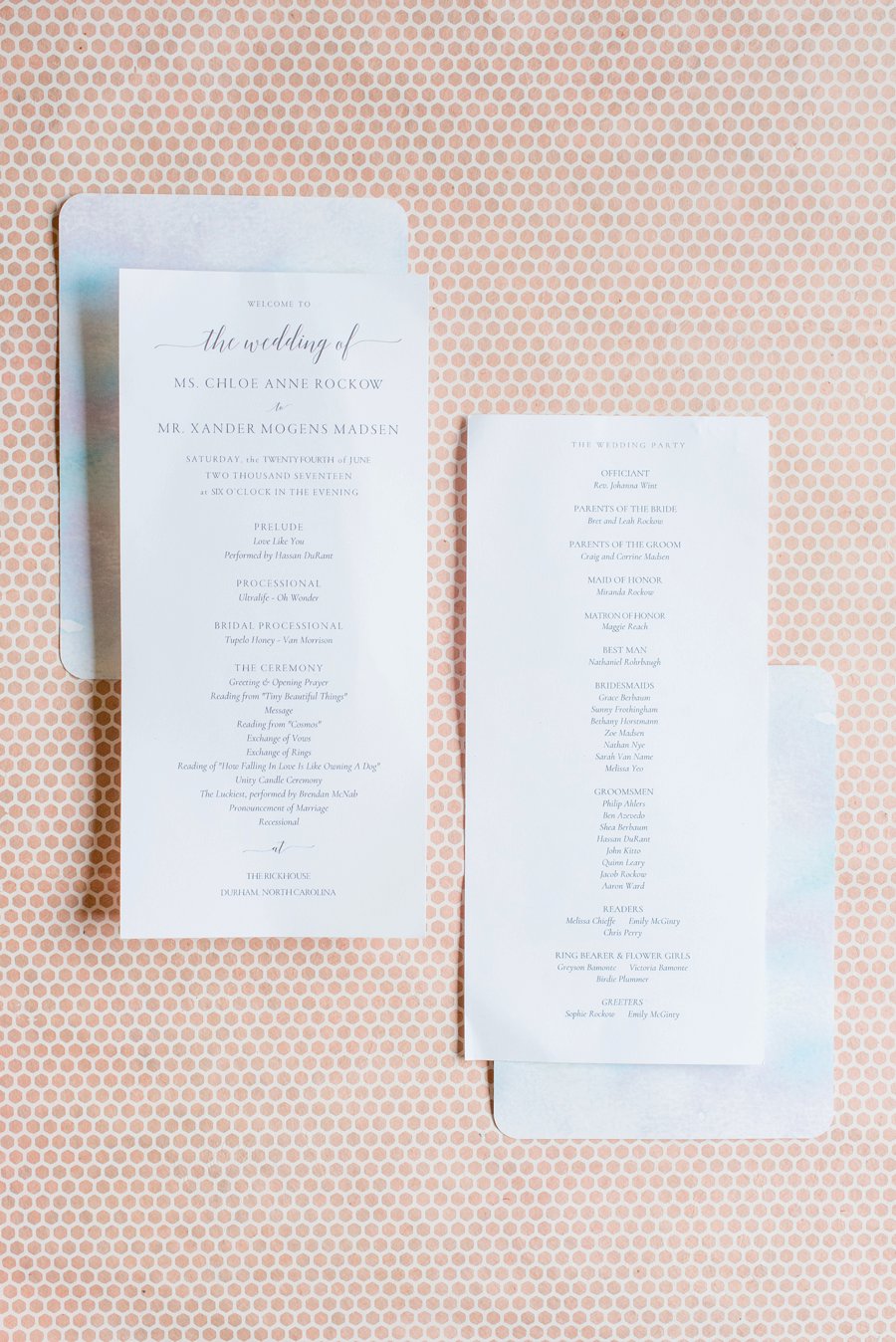 Teal & Peach Rustic Bee Inspired North Carolina Wedding via TheELD.com