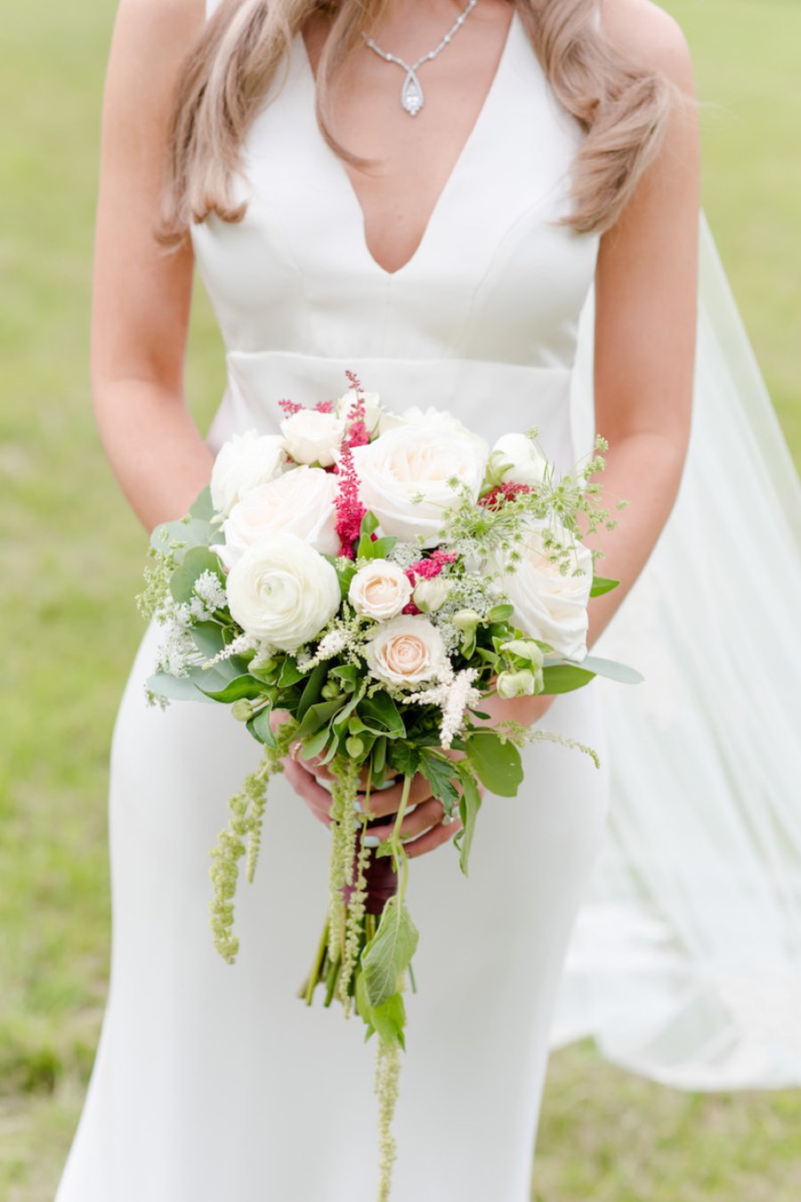 A Summer Red & Blue Rustic Boho Hudson Valley Wedding via TheELD.com