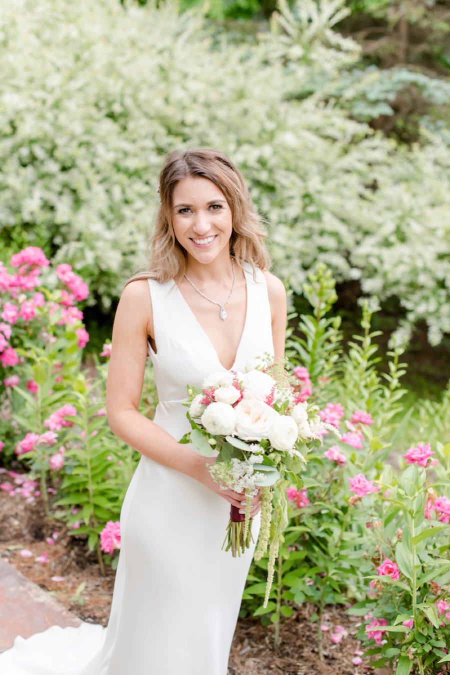 A Summer Red & Blue Rustic Boho Hudson Valley Wedding via TheELD.com