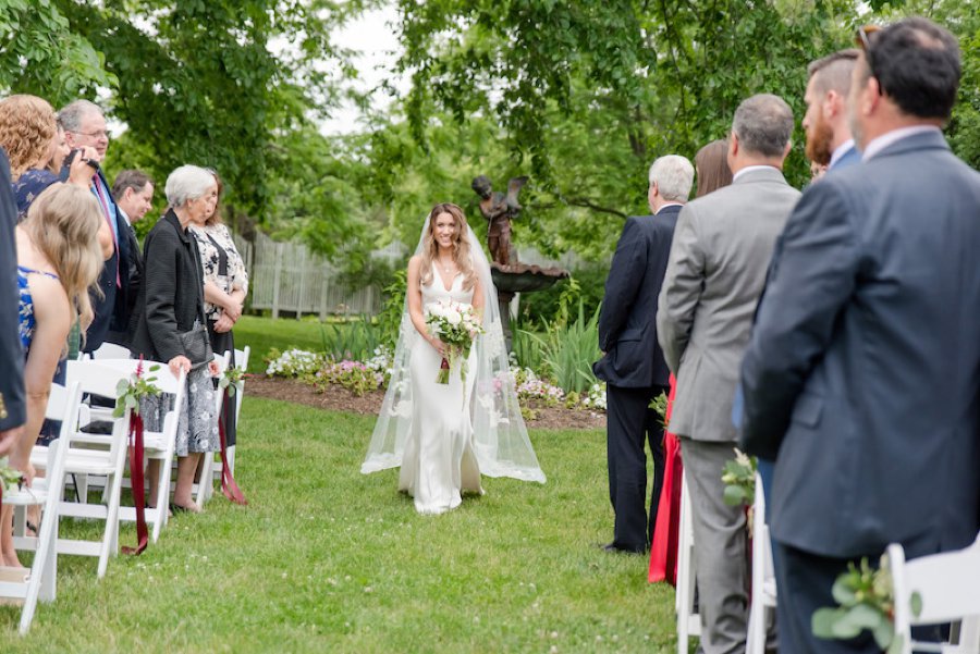 A Summer Red & Blue Rustic Boho Hudson Valley Wedding via TheELD.com