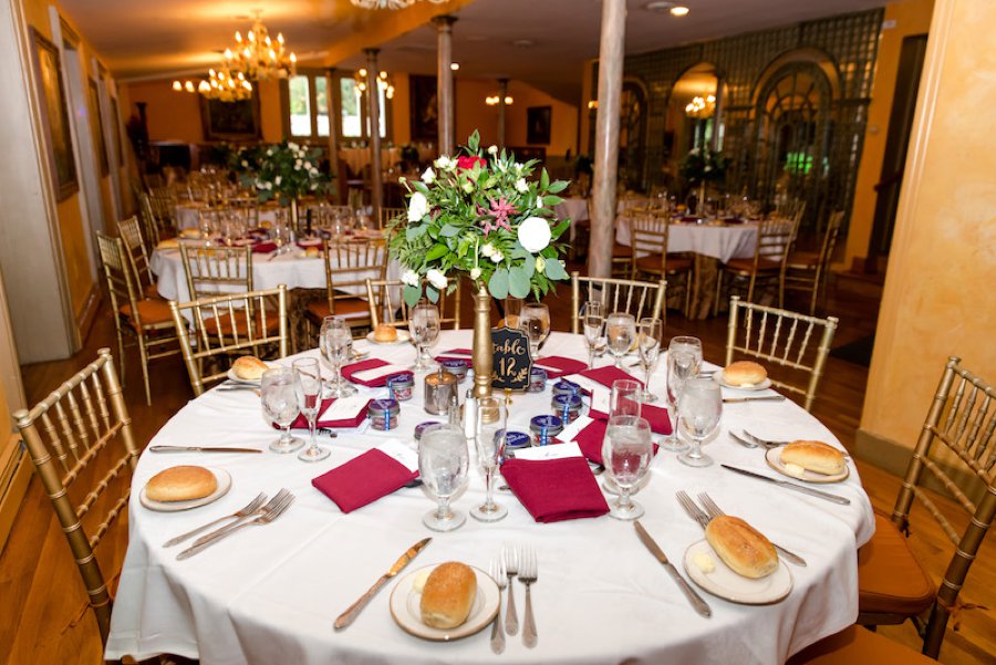 A Summer Red & Blue Rustic Boho Hudson Valley Wedding via TheELD.com