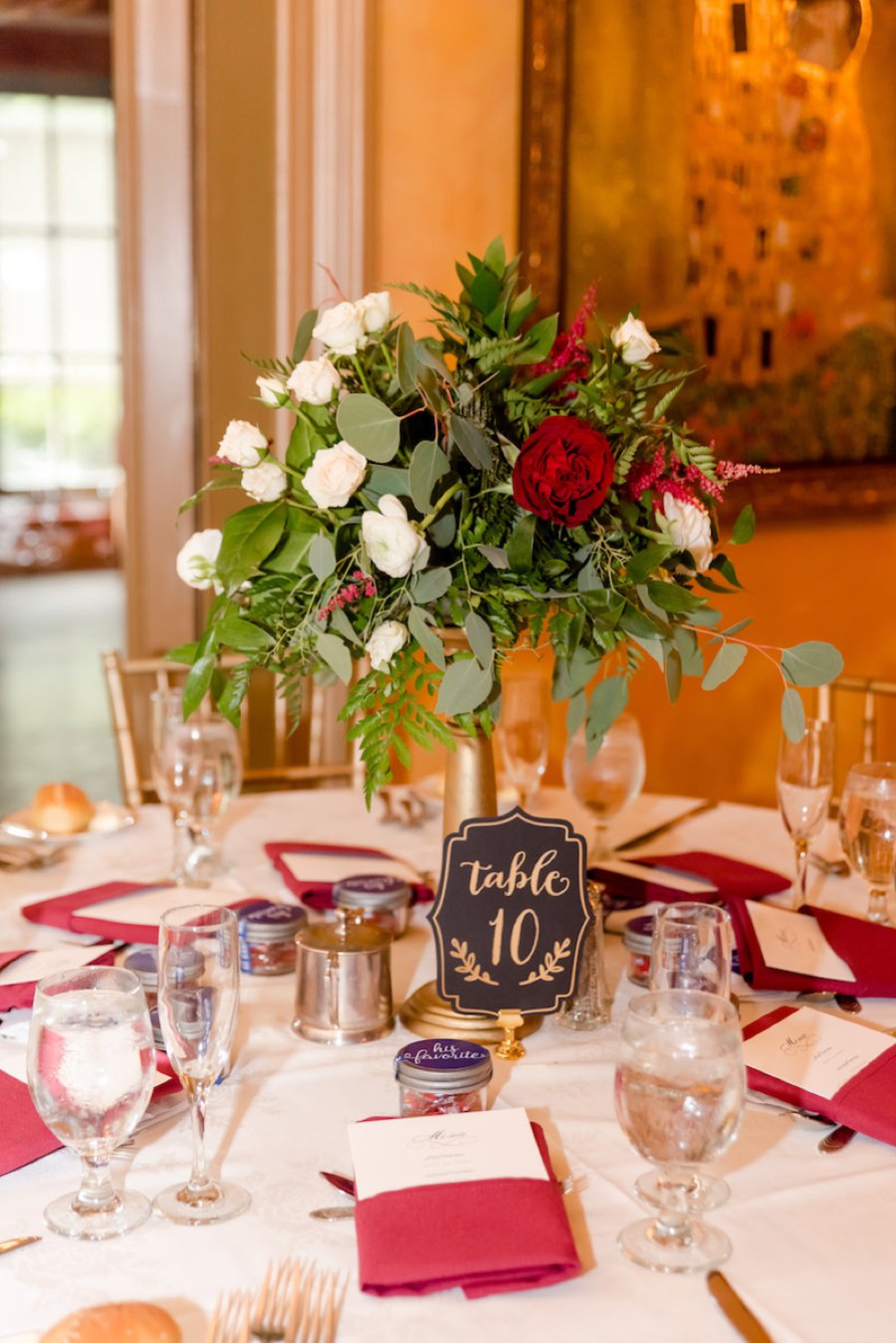 A Summer Red & Blue Rustic Boho Hudson Valley Wedding via TheELD.com