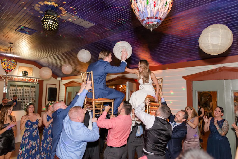 A Summer Red & Blue Rustic Boho Hudson Valley Wedding via TheELD.com