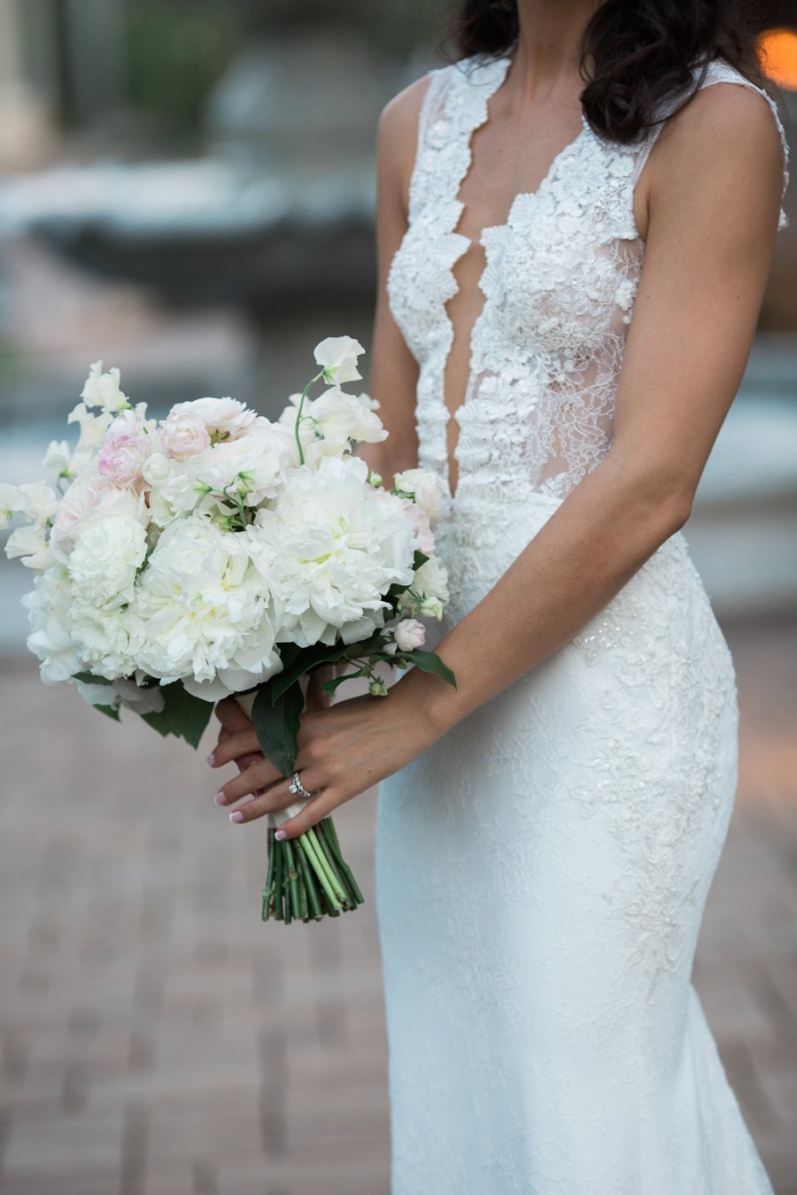 A Modern Elegant Blush & Gray Delaware Wedding via TheELD.com