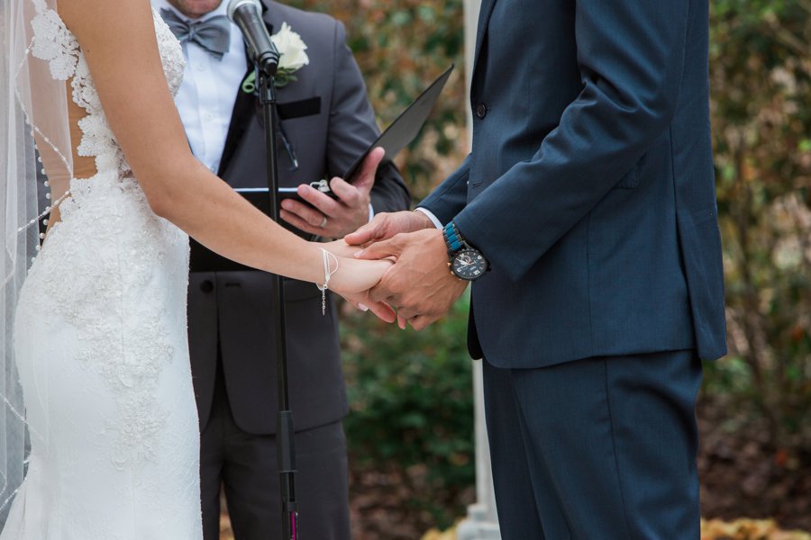 A Modern Elegant Blush & Gray Delaware Wedding via TheELD.com