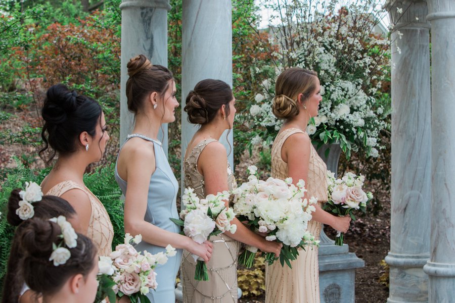 A Modern Elegant Blush & Gray Delaware Wedding via TheELD.com