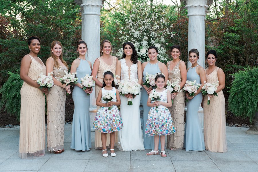 A Modern Elegant Blush & Gray Delaware Wedding via TheELD.com