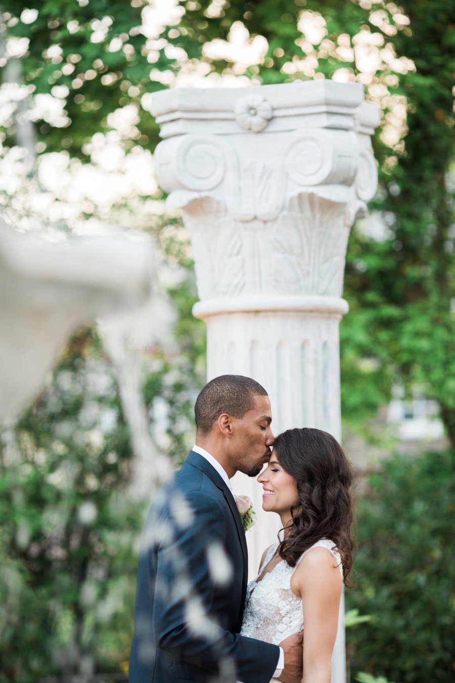 A Modern Elegant Blush & Gray Delaware Wedding via TheELD.com