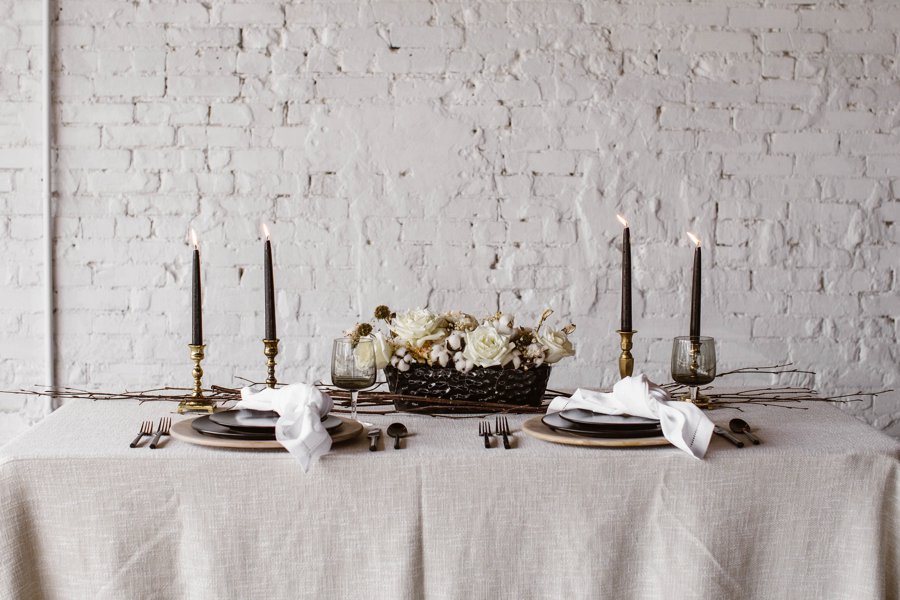 12 Days of Christmas Tabletops: 8 Maids a Milking via TheELD.com