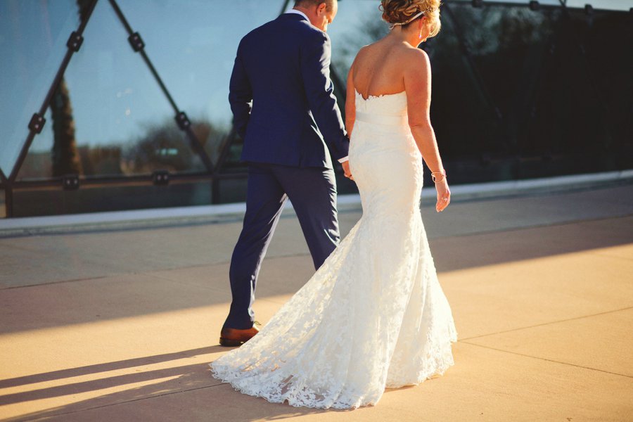 A Modern Romantic Blue & Copper Wedding via TheELD.com