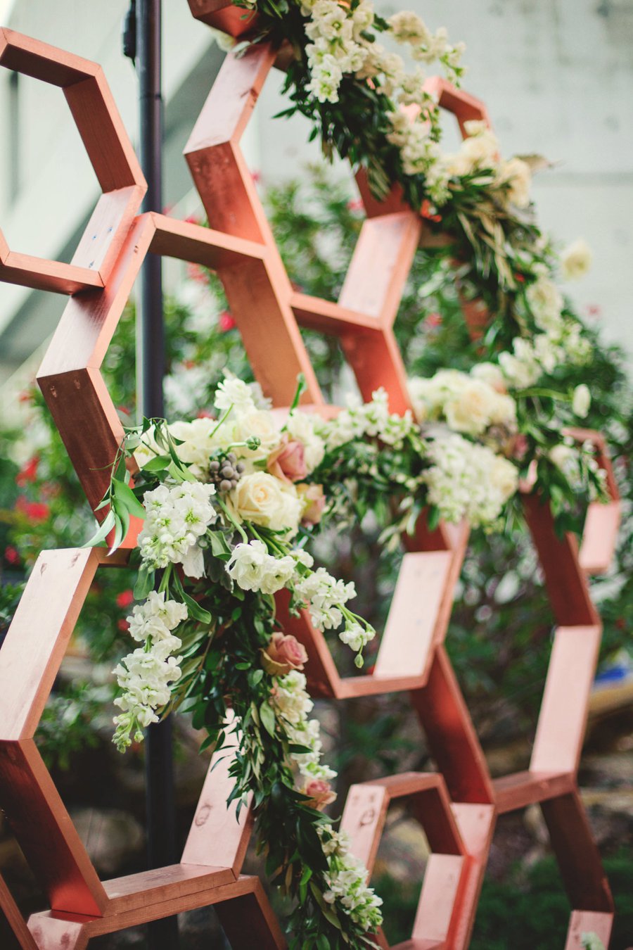 A Modern Romantic Blue & Copper Wedding via TheELD.com