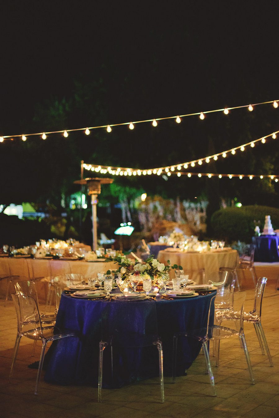 A Modern Romantic Blue & Copper Wedding via TheELD.com