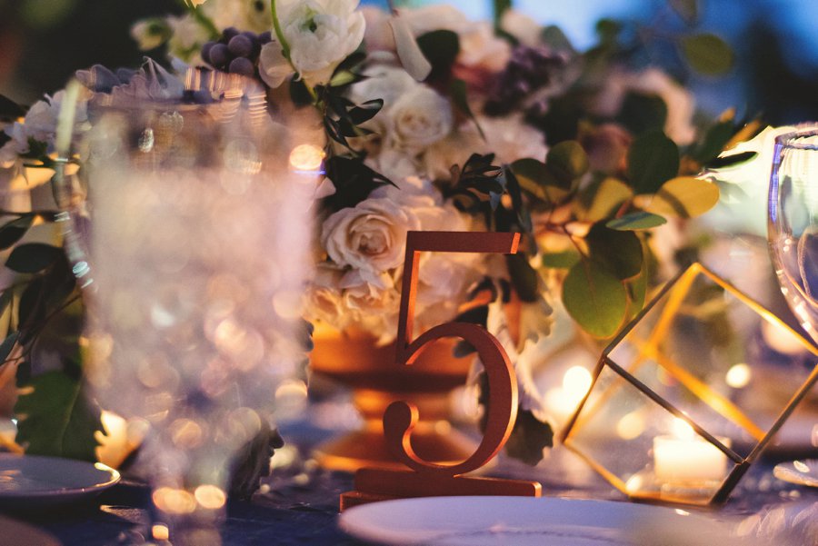 A Modern Romantic Blue & Copper Wedding via TheELD.com