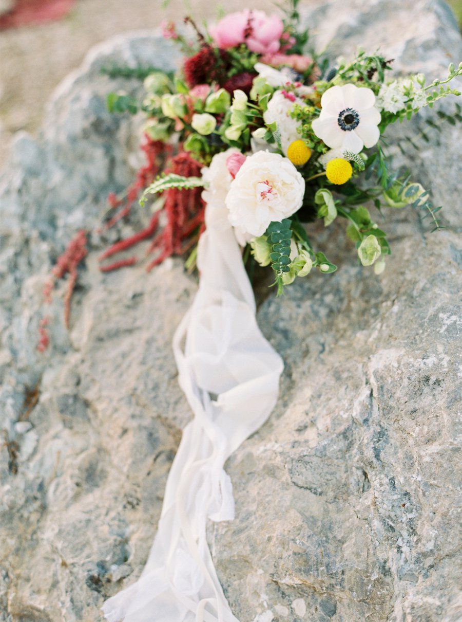 Boho Burgundy Intimate Wedding Ideas via TheELD.com