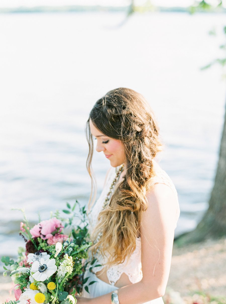 Boho Burgundy Intimate Wedding Ideas via TheELD.com