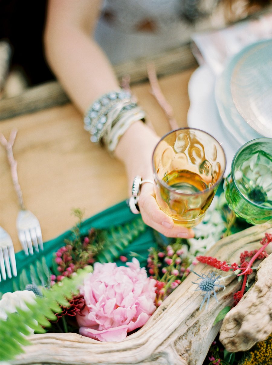 Boho Burgundy Intimate Wedding Ideas via TheELD.com