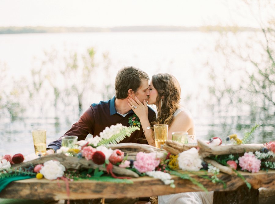 Boho Burgundy Intimate Wedding Ideas via TheELD.com