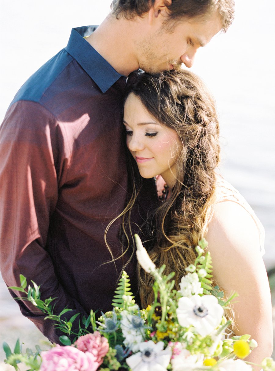 Boho Burgundy Intimate Wedding Ideas via TheELD.com