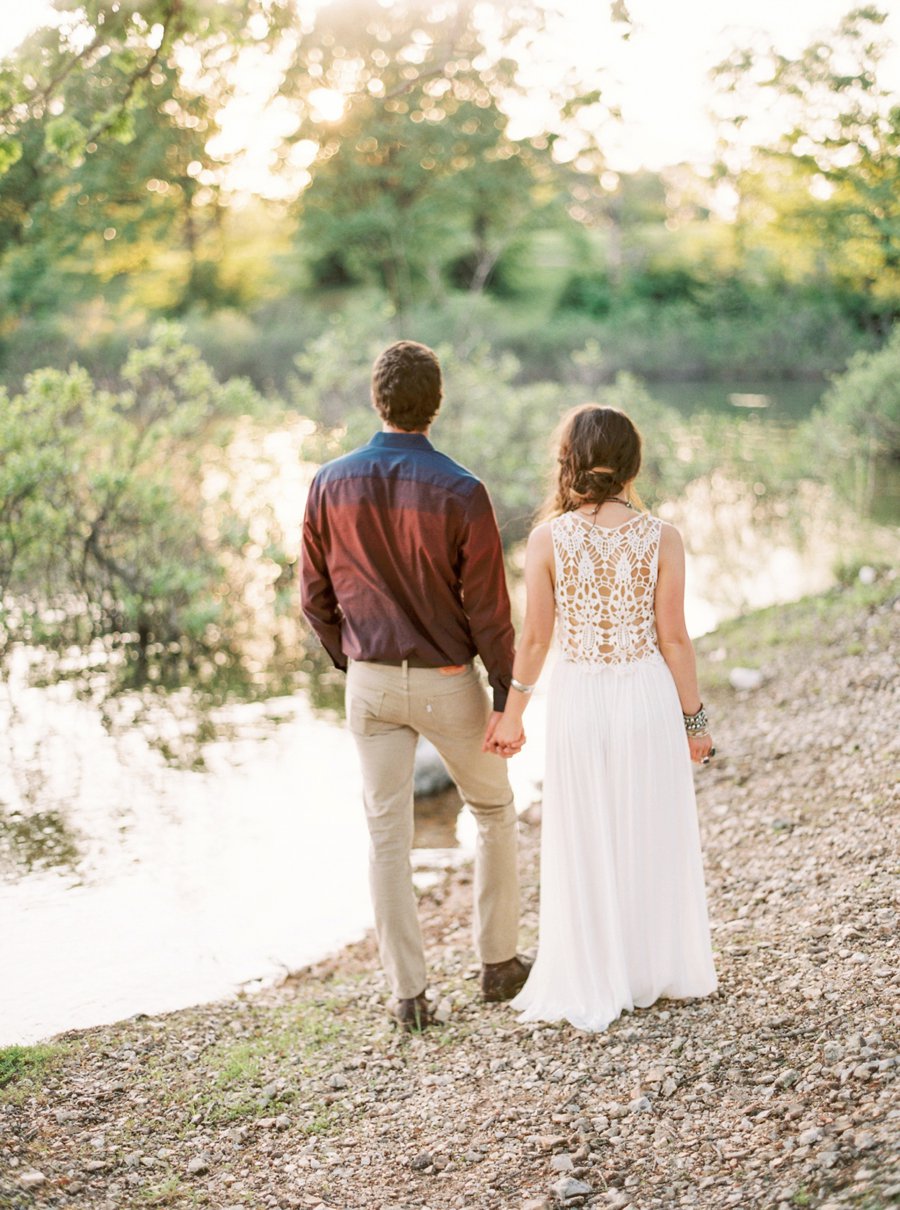 Boho Burgundy Intimate Wedding Ideas via TheELD.com