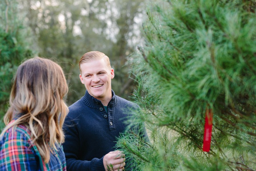 Christmas Tree Farm Surprise Proposal via TheELD.com