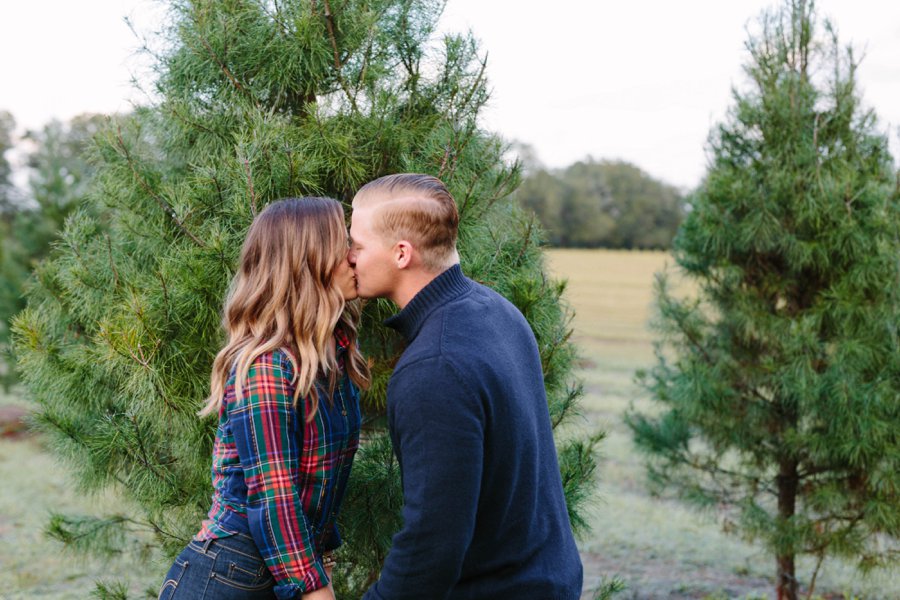 Christmas Tree Farm Surprise Proposal via TheELD.com