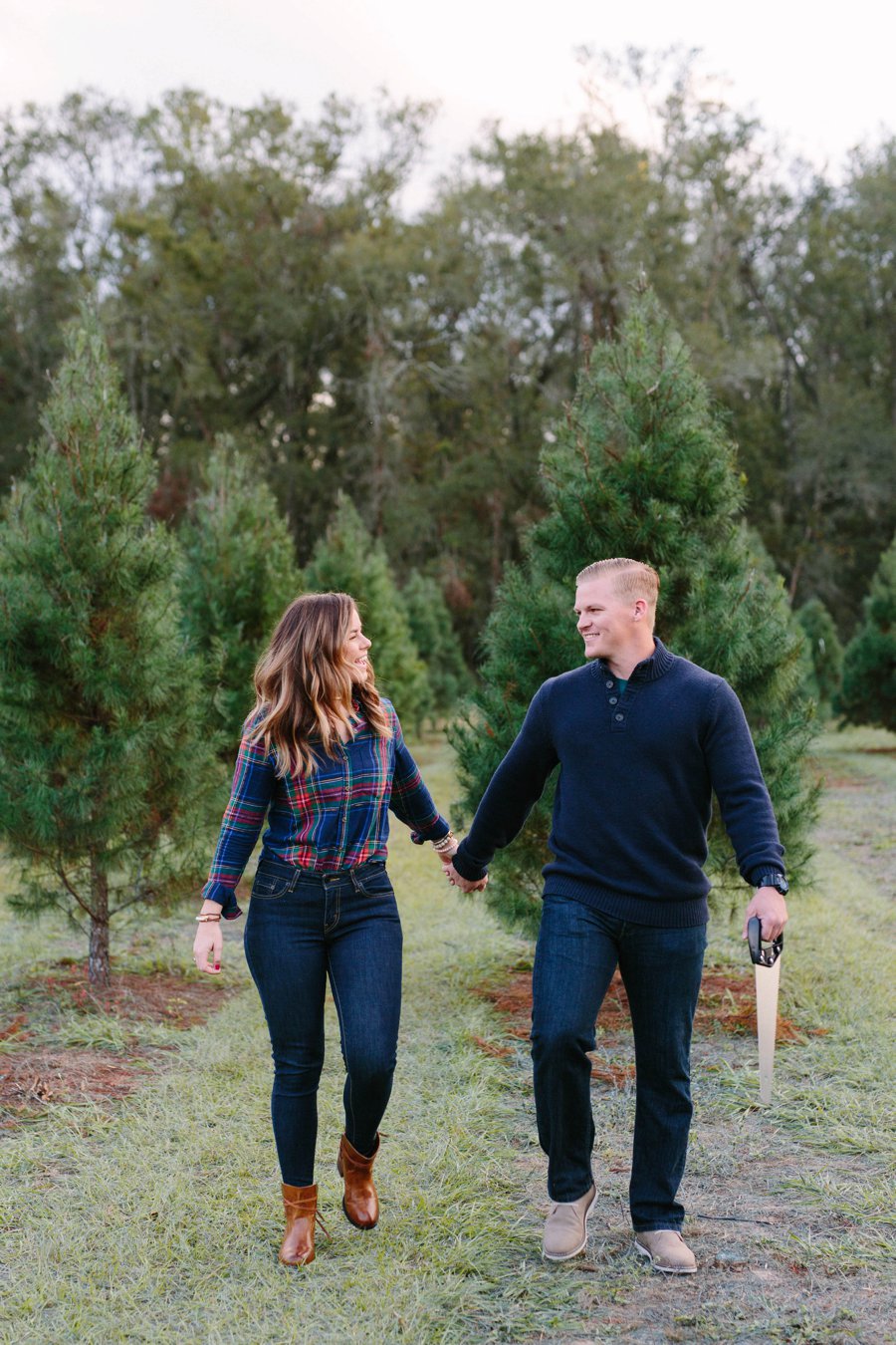 Christmas Tree Farm Surprise Proposal via TheELD.com