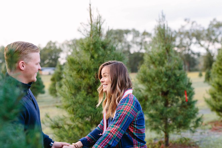 Christmas Tree Farm Surprise Proposal via TheELD.com