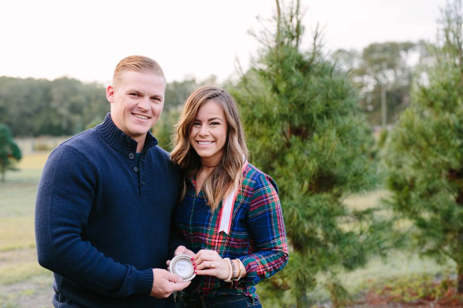 Christmas Tree Farm Surprise Proposal via TheELD.com