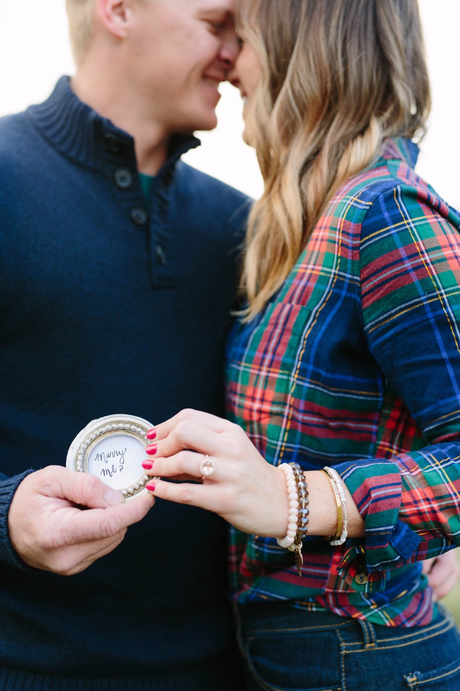 Christmas Tree Farm Surprise Proposal via TheELD.com