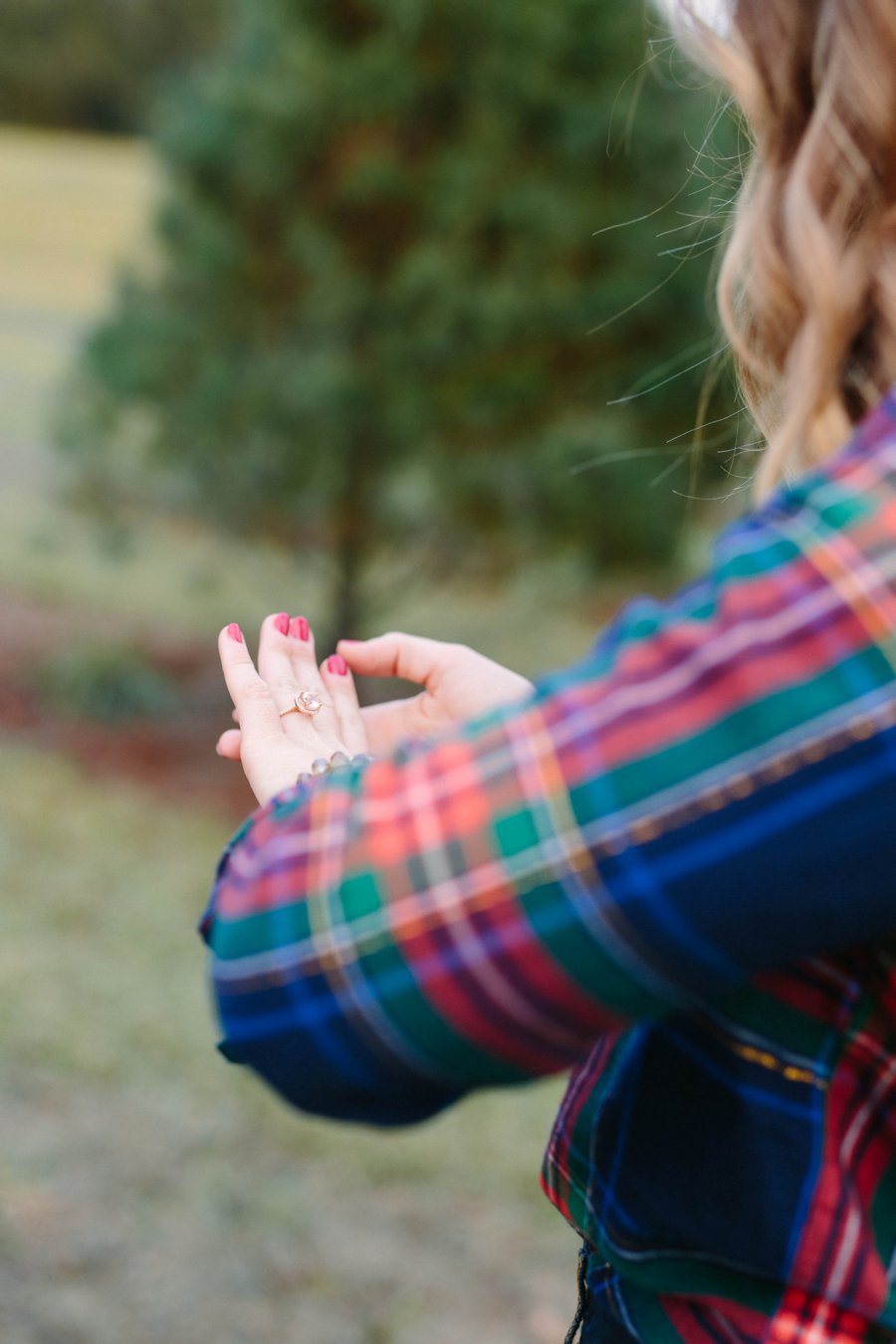 Christmas Tree Farm Surprise Proposal via TheELD.com