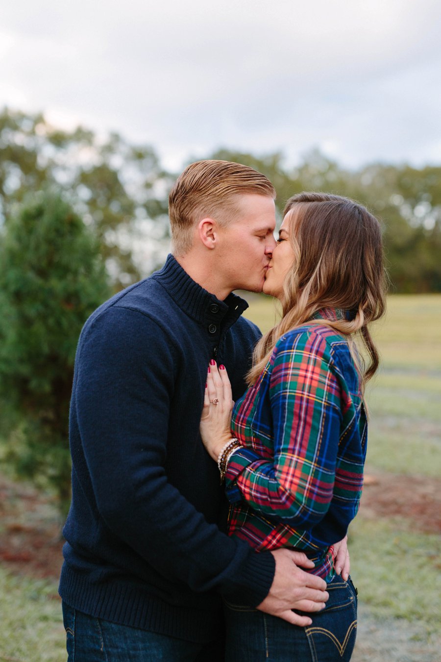 Christmas Tree Farm Surprise Proposal via TheELD.com