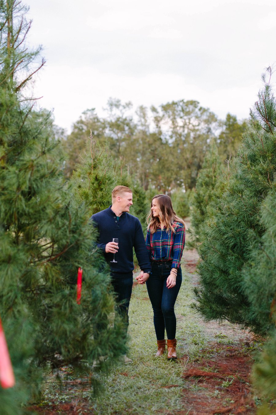 Christmas Tree Farm Surprise Proposal via TheELD.com