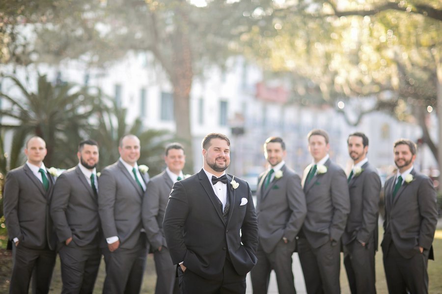 A Green & White Elegant Wedding In Saint Augustine via TheELD.com