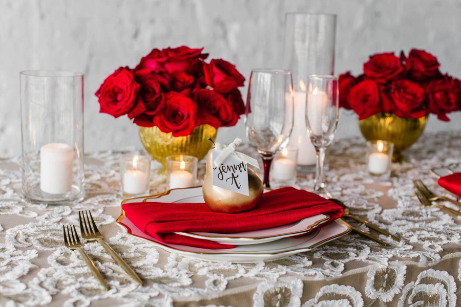 12 Days of Christmas Tabletops: A Partridge in a Pear Tree via TheELD.com