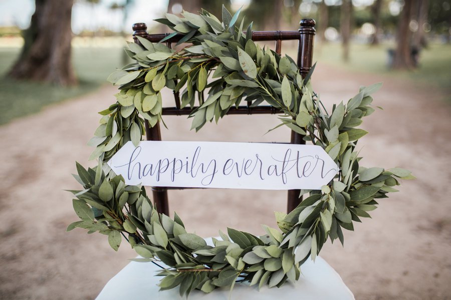 Red & Green Hawaiian Holiday Wedding Ideas via TheELD.com