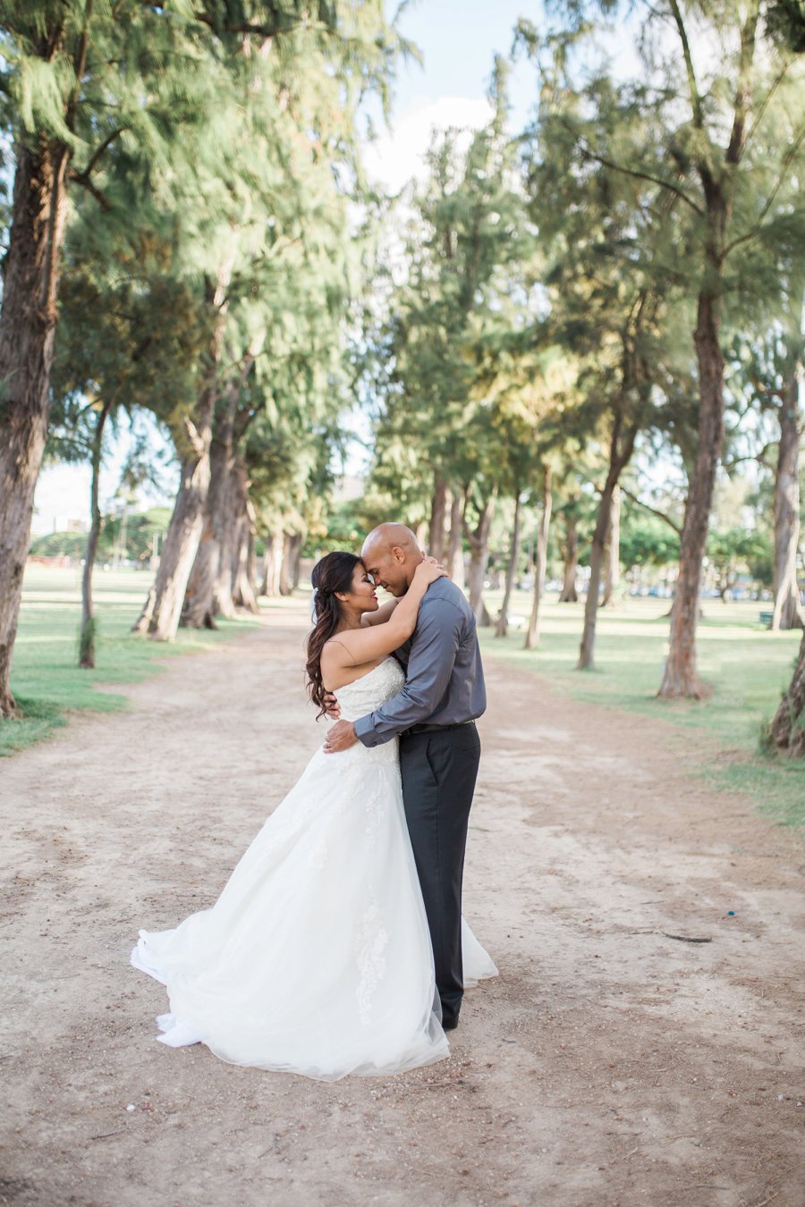 Red & Green Hawaiian Holiday Wedding Ideas via TheELD.com