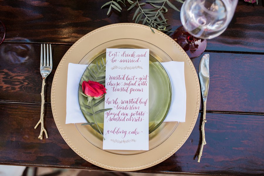 Red & Green Hawaiian Holiday Wedding Ideas via TheELD.com