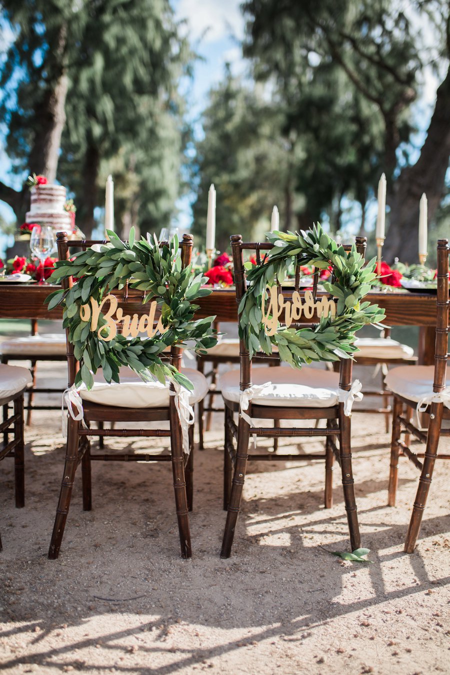 Red & Green Hawaiian Holiday Wedding Ideas via TheELD.com