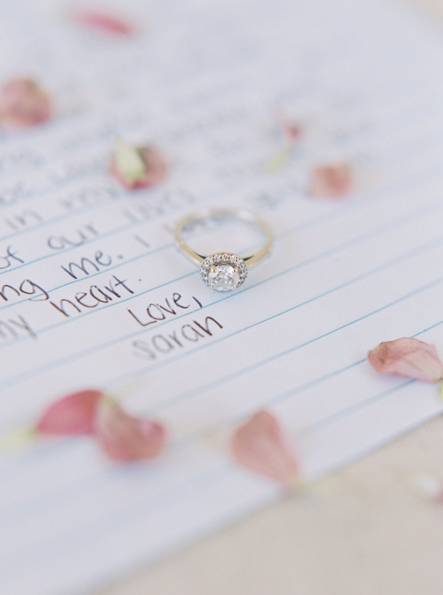 An Elegant Coral & Red Virginia Vineyard Wedding via TheELD.com